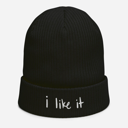 I Like It Organic ribbed beanie